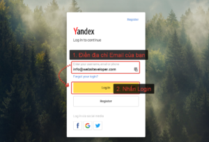 Đăng Nhập Email Theo Tên Miền Riêng Sử Dụng Yandex