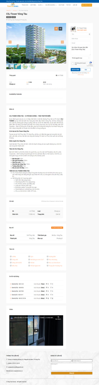 Can Ho Vung Tau VungTauHomes – Chi Tiet Du An Thiet Ke Website Vung Tau
