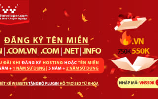 Đăng ký tên miền .vn,.com.vn,.com,.net,.info,.website,.io,.online tại nhà đăng ký tên miền Websiteveloper
