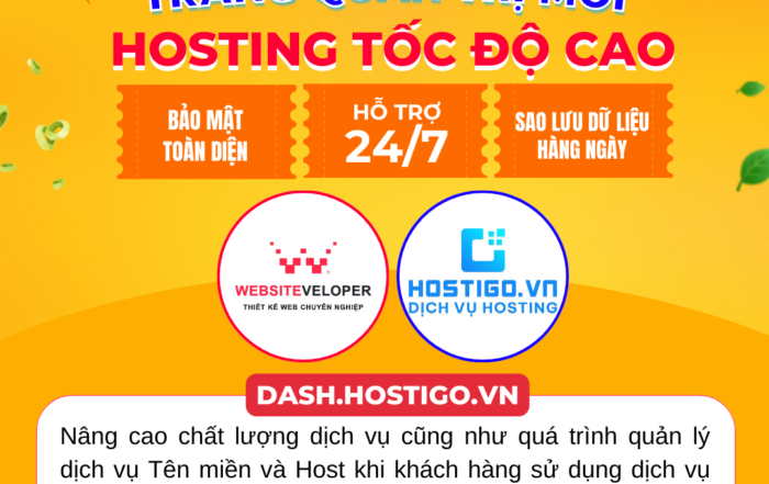Tin tức 15 Chúng tôi xin trân trọng thông báo đến Quý Khách về việc ra mắt hệ thống quản lý tên miền và hosting mới - Hostigo.vn