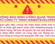 Tin tức 12 Trong thời gian gần đây, chúng tôi phát hiện một số cá nhân giả mạo nhân viên của Websiteveloper để thực hiện hành vi lừa đảo khách hàng