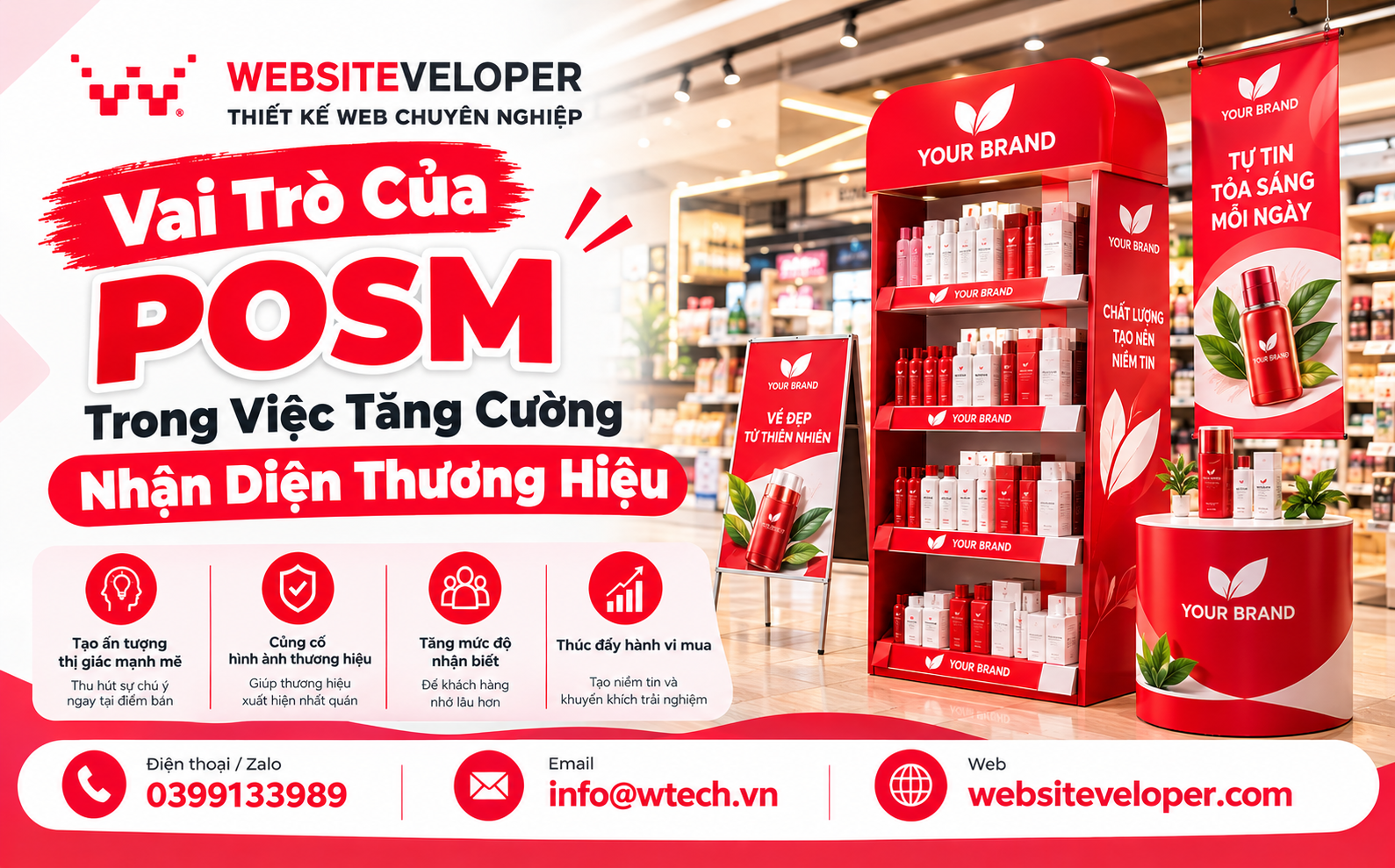 Hiểu Rõ POSM Là Gì Trong Marketing - Vai Trò Và Tầm Quan Trọng Của Nó 3 Vai Trò Của POSM Trong Việc Tăng Cường Nhận Diện Thương Hiệu